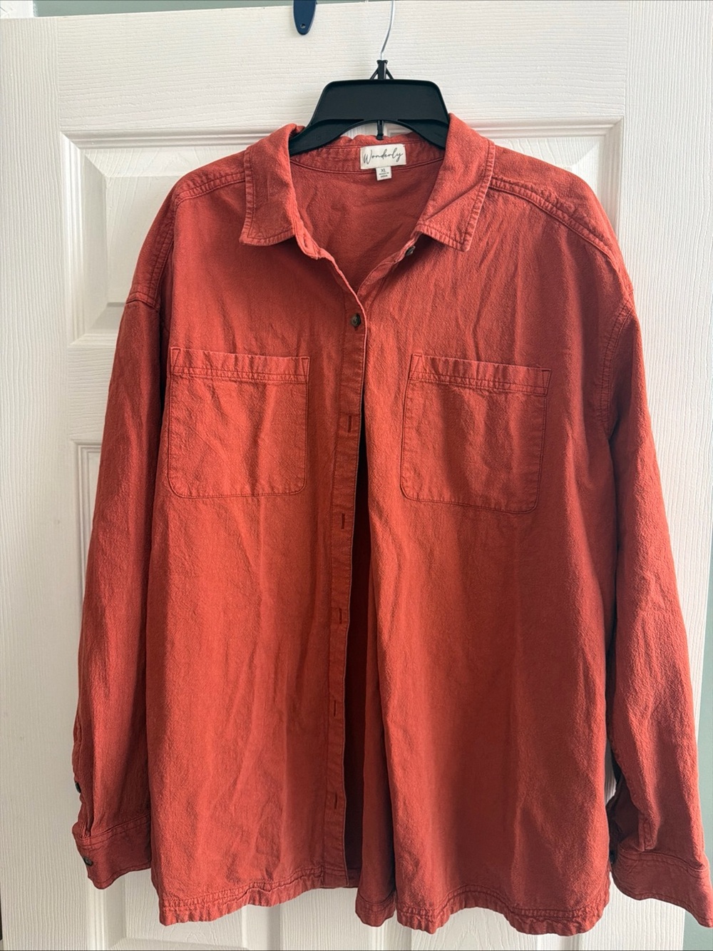 Wonderly Rust Button-Down Shirt